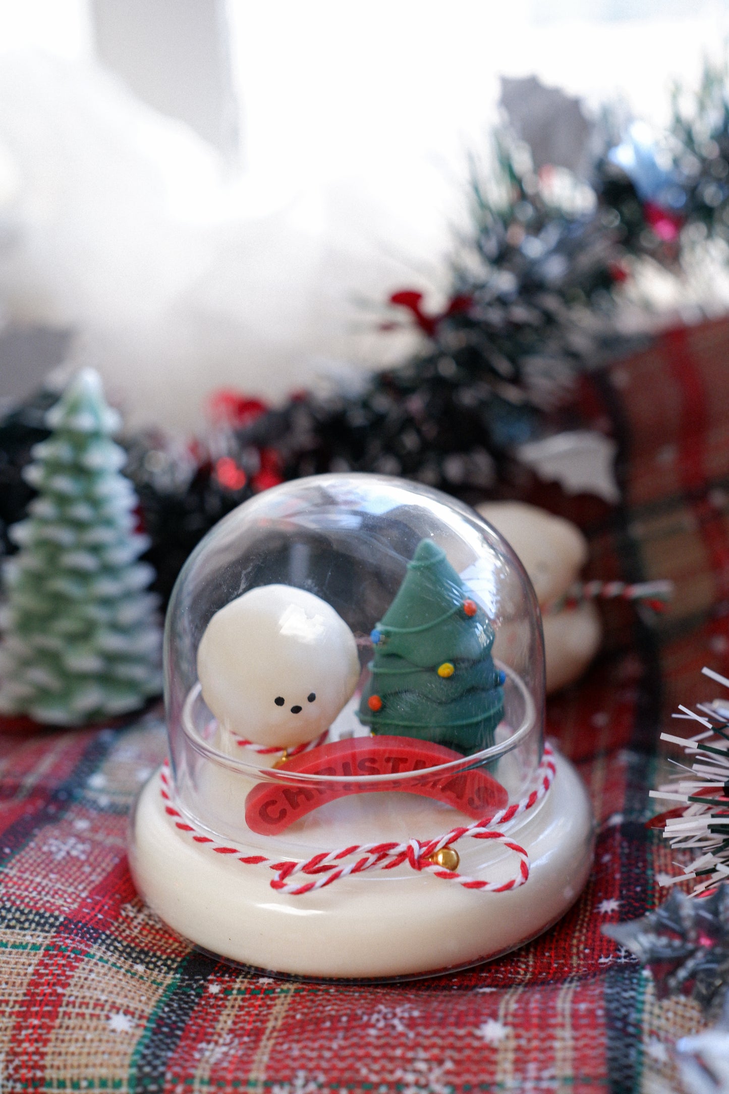 [人寵共用]水晶球雪地派對蠟燭